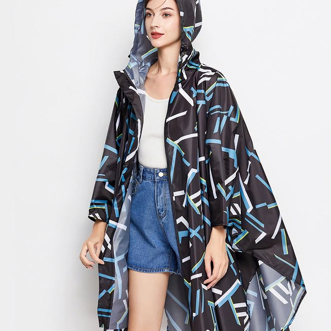 Hooded Rain Poncho