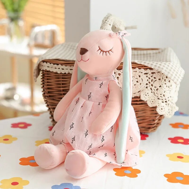 Adorable Plush Bunny Sleeping Toy for Babies | Kawaii Stuffed Animals