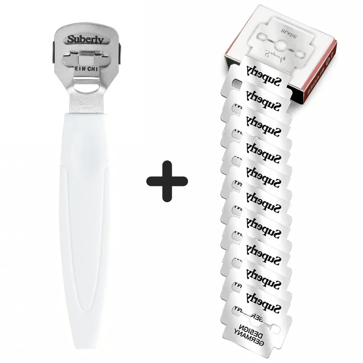 Professional Pedicure Callus Shaver with 10 Replacement Blades