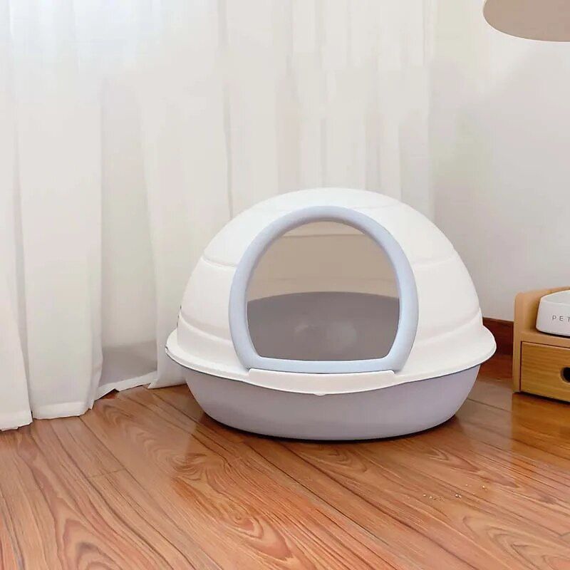 Space Capsule Cat Litter Box