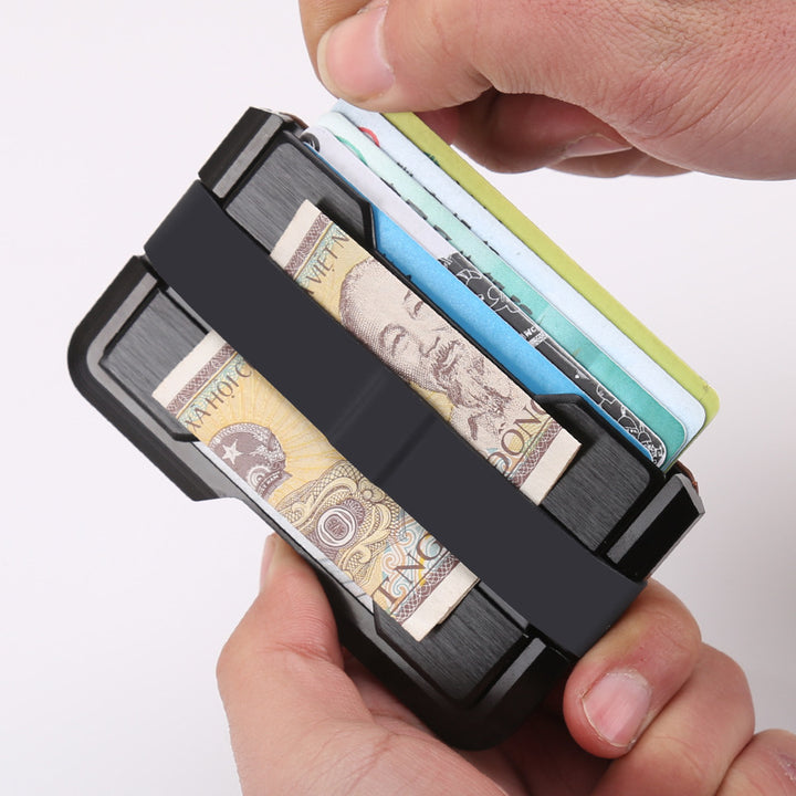 Multi-function metal wallet