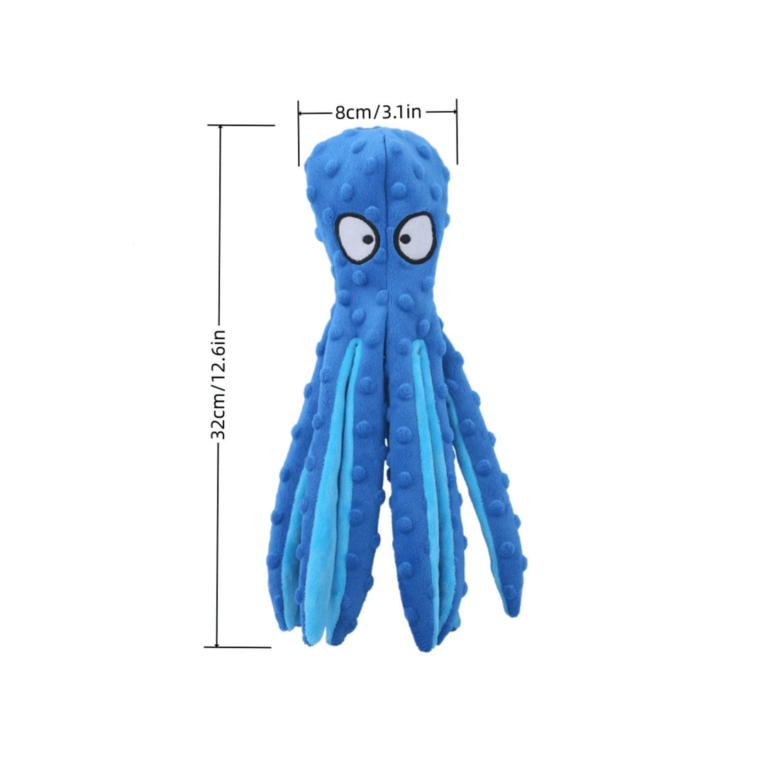 Interactive Octopus Plush Squeak Toy for Dogs