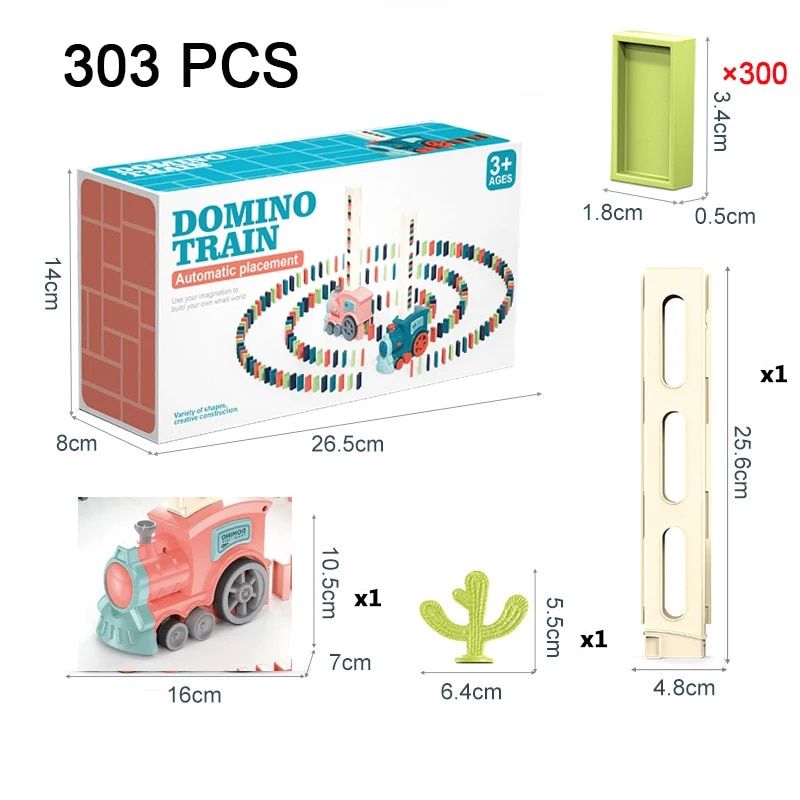 Domino Train Toy Set