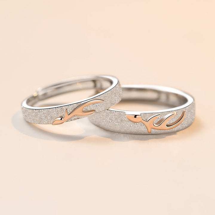 The Sterling Silver Ring Does Not Fade And Has A Niche Design Sense