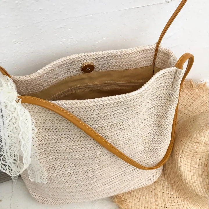 Bohemian Straw Woven Shoulder Bag