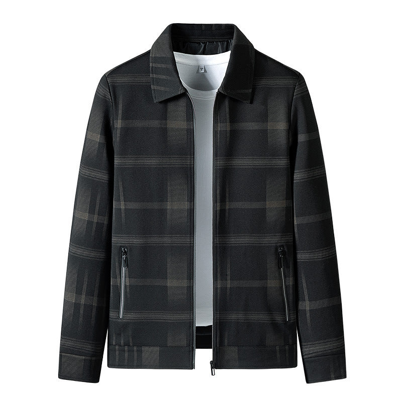 Men's Turn-down Collar Coat Autumn And Winter