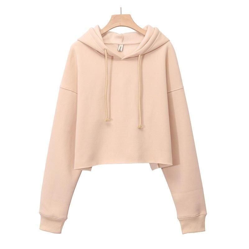 Casual Solid Long Sleeve Oversized Hoodie