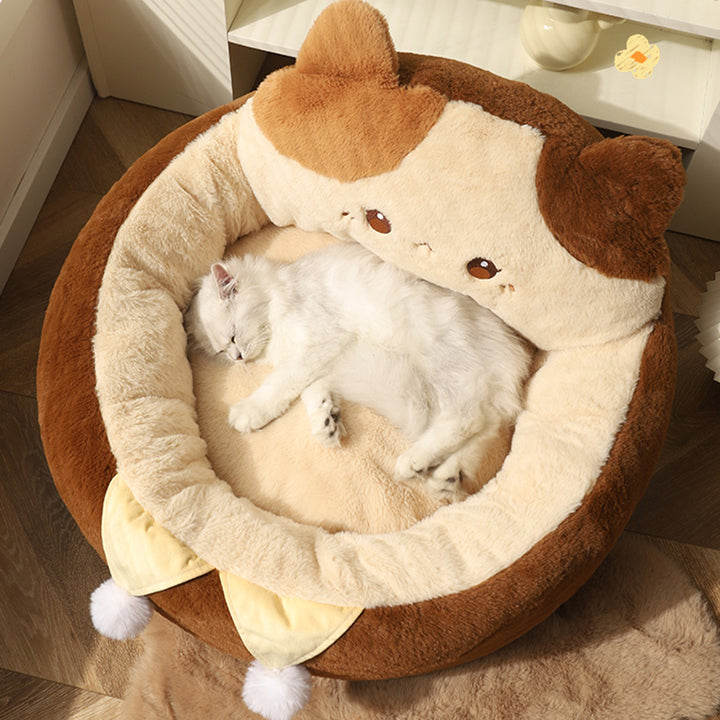 Cozy Winter Cat & Dog Bed