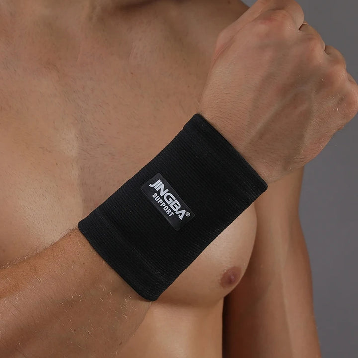 Elastic Nylon Wristband Support for Fitness and Sports