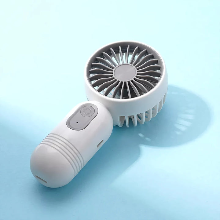 USB Rechargeable Mini Portable Fan With 3 Speeds