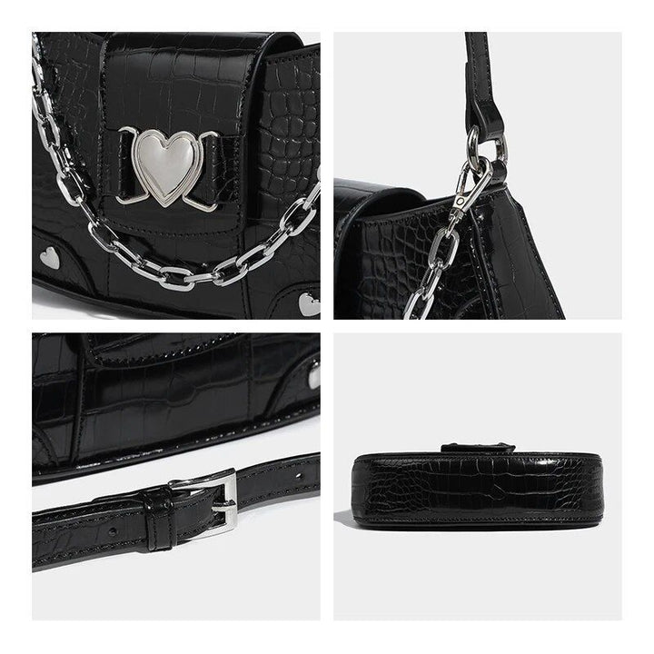 Punk Chain Ladies Underarm Purse