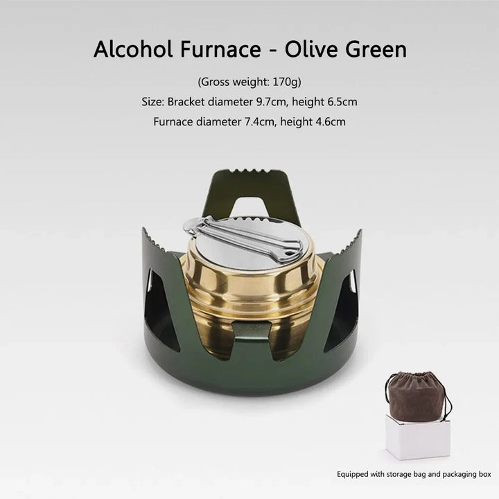 Portable Mini Alcohol Stove Burner