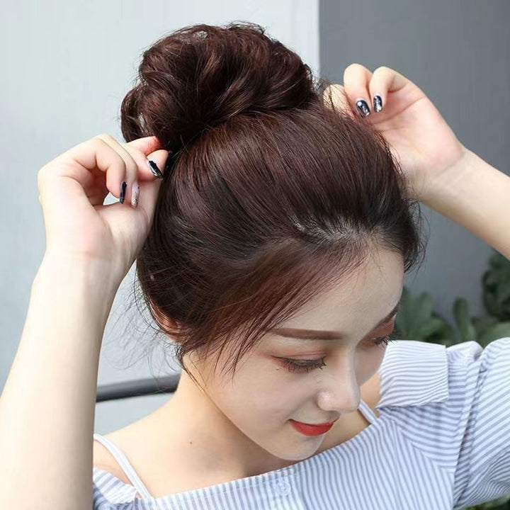 Wig Hair Band Bun Hair Band Fluffy Matte Simulation