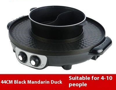 Korean-style Electric Barbecue All-in-one Pot Hot Pot Household Multi-functional Detachable Oven