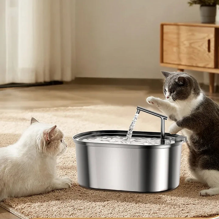 Stainless Steel Automatic Pet Water Fountain