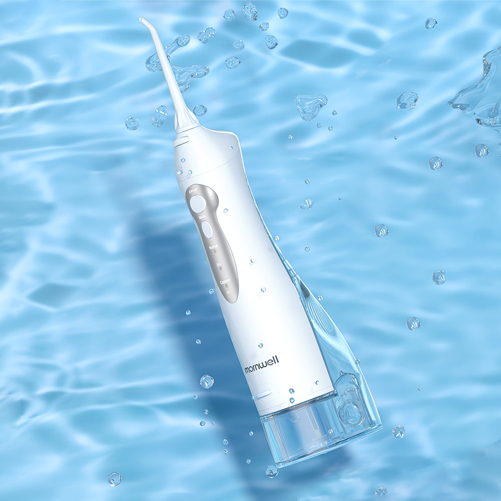 Rechargeable Water Flosser with 4 Nozzles