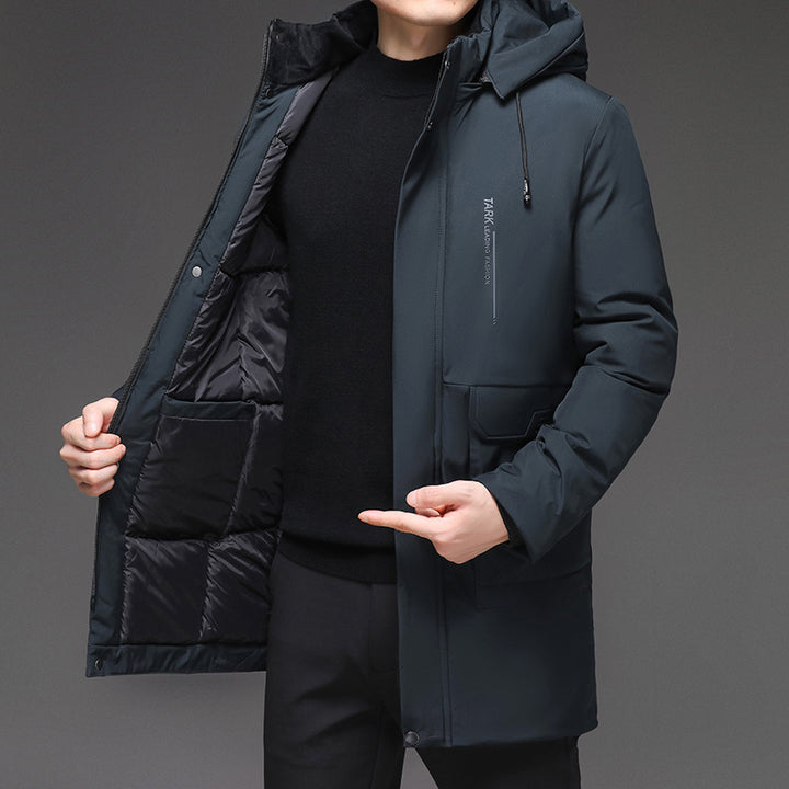 Men's Hooded Thickened Warm-keeping Cotton Clothing