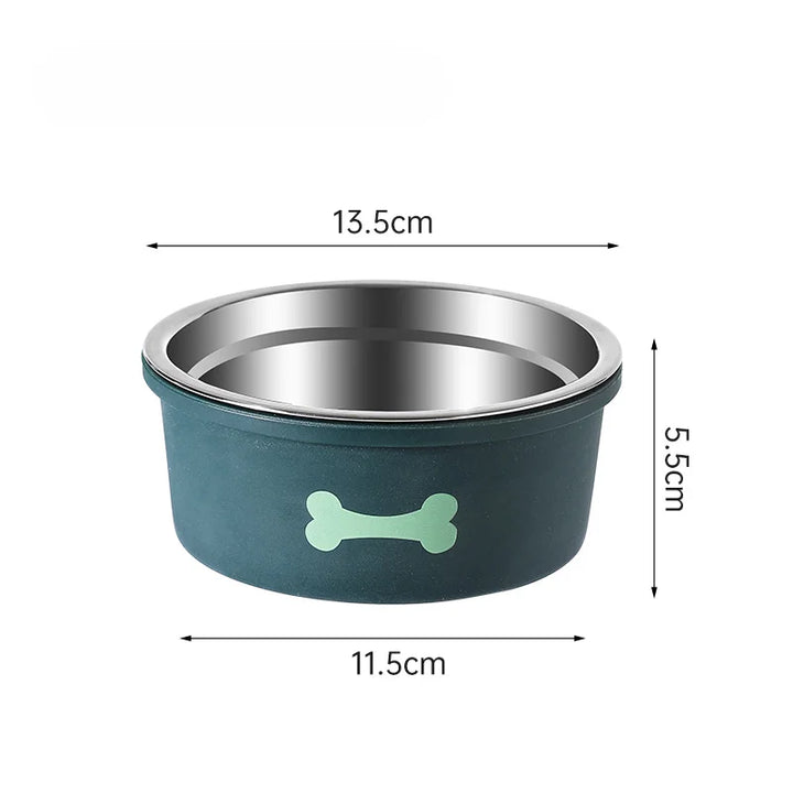 Cute Silicone Non-Slip Pet Bowl for Dogs and Cats