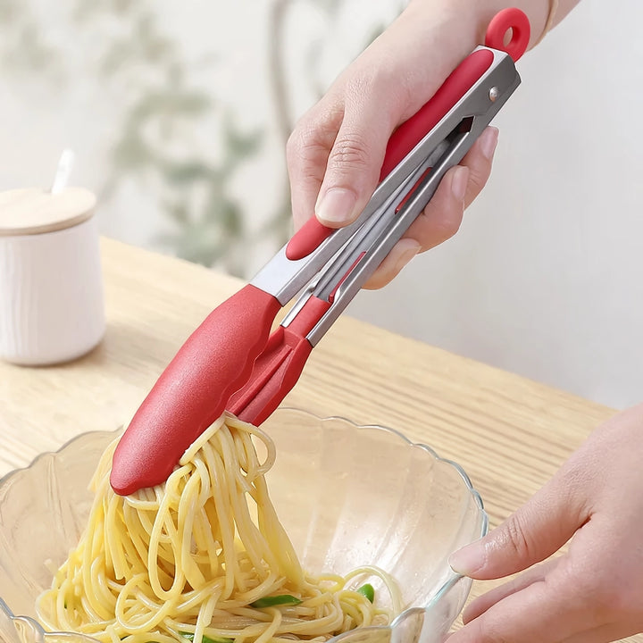 Silicone BBQ Grilling Tongs