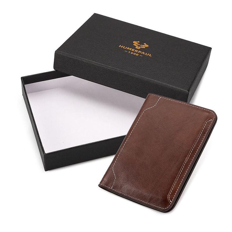 Genuine Leather Passport Holder RFID Blocking Wallet Travel Essentials