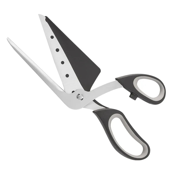 Ultra Sharp 2-in-1 Pizza Scissors with Non-Slip Handle and Detachable Pizza Shovel