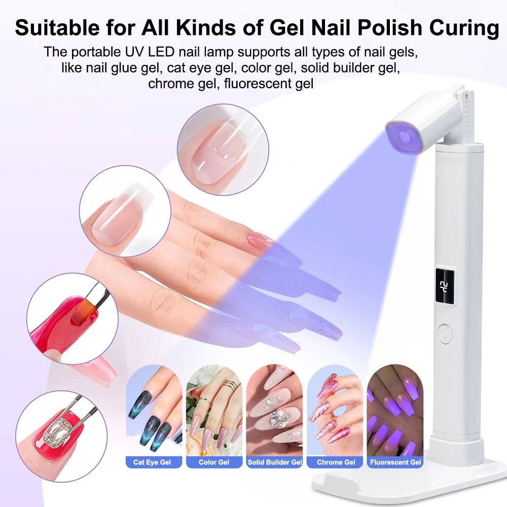 Portable UV LED Nail Lamp