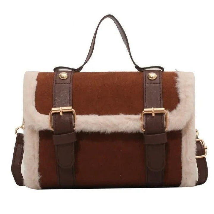 Chic Winter Plush Crossbody Bag