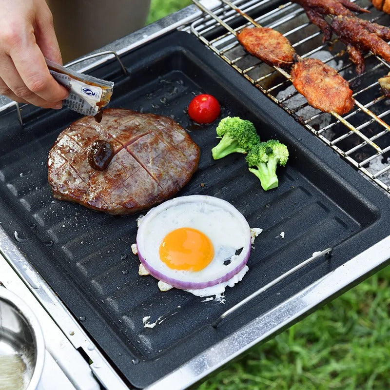 Non-Stick BBQ Frying Grill Plate