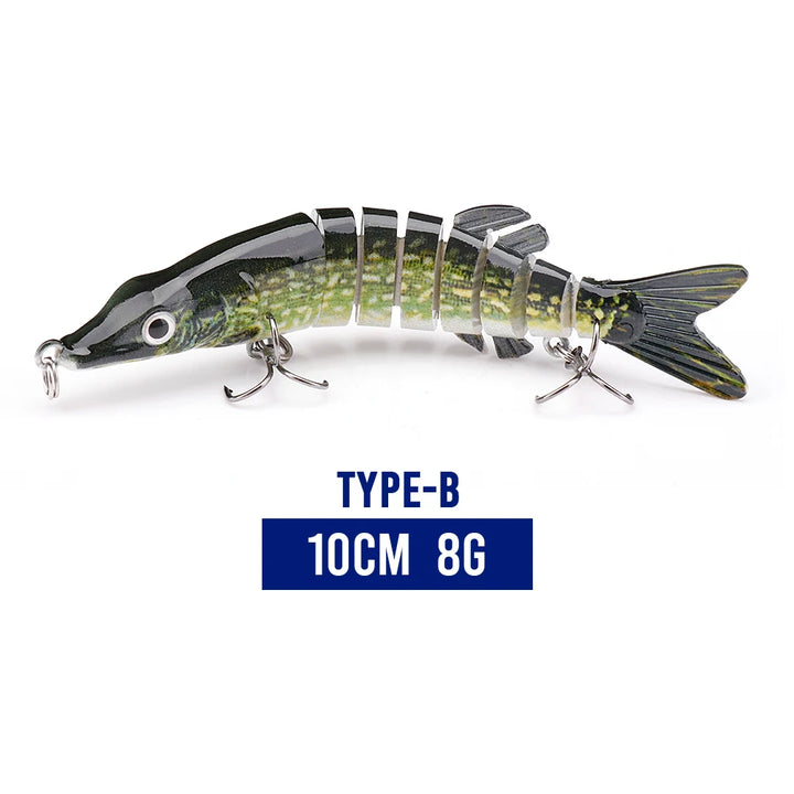 100mm Multi-Jointed Fishing Lures