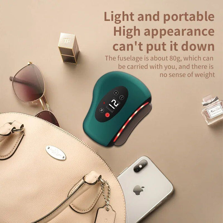 Electric Eye & Face Guasha Massager with Hot Compress & Vibration