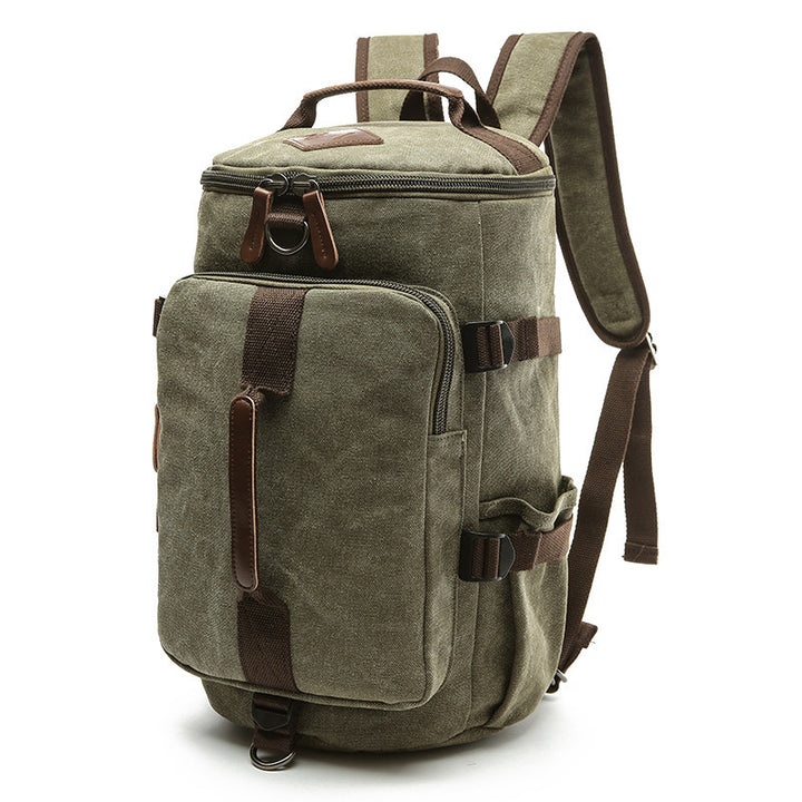 Cylinder leisure backpack computer bag