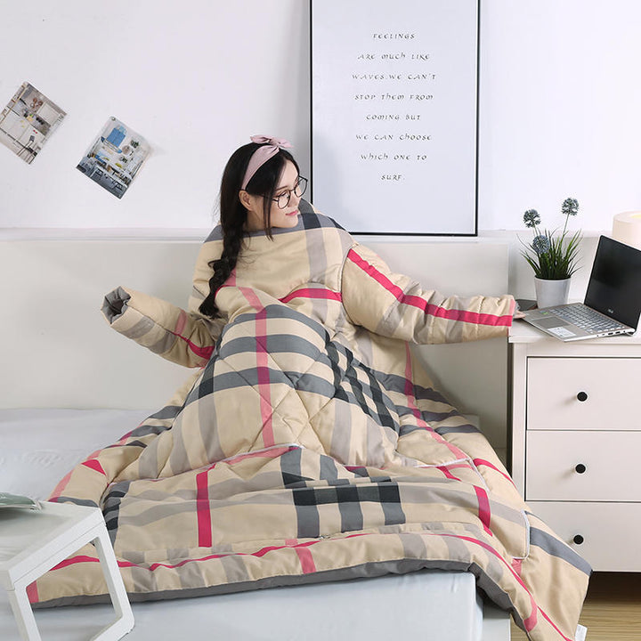 Lazy One-piece Quilt Thickened Warm