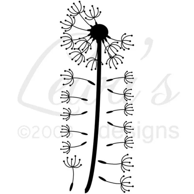 Reflective Dandelion Wind Vinyl Car Decal