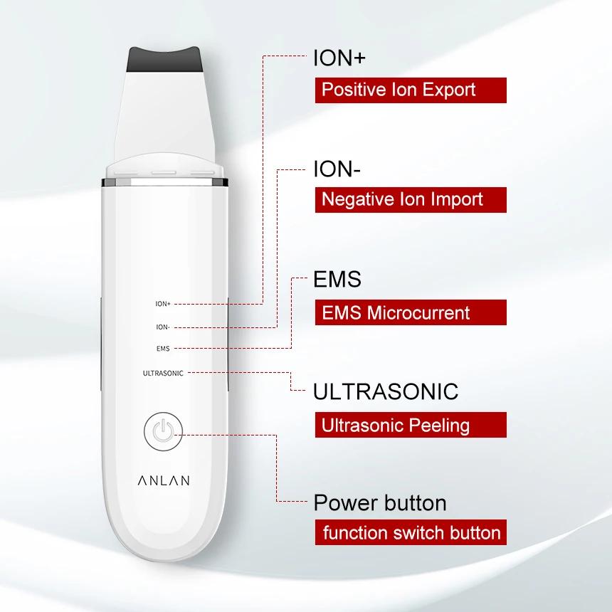 Ultrasonic Skin Scrubber & EMS Lifting Tool