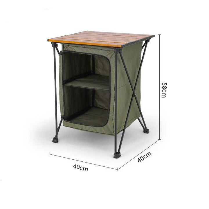 Compact 2-in-1 Outdoor Folding Table & Storage Box