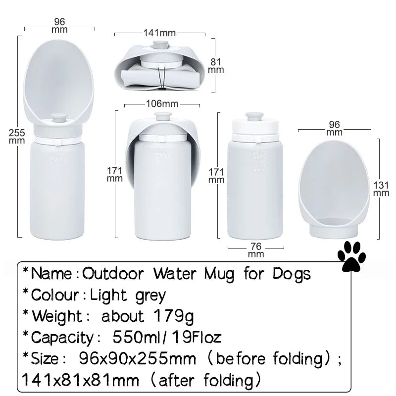 Collapsible Dog Water Cup