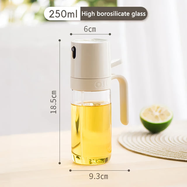 250ml High Borosilicate Glass Oil Spray Bottle