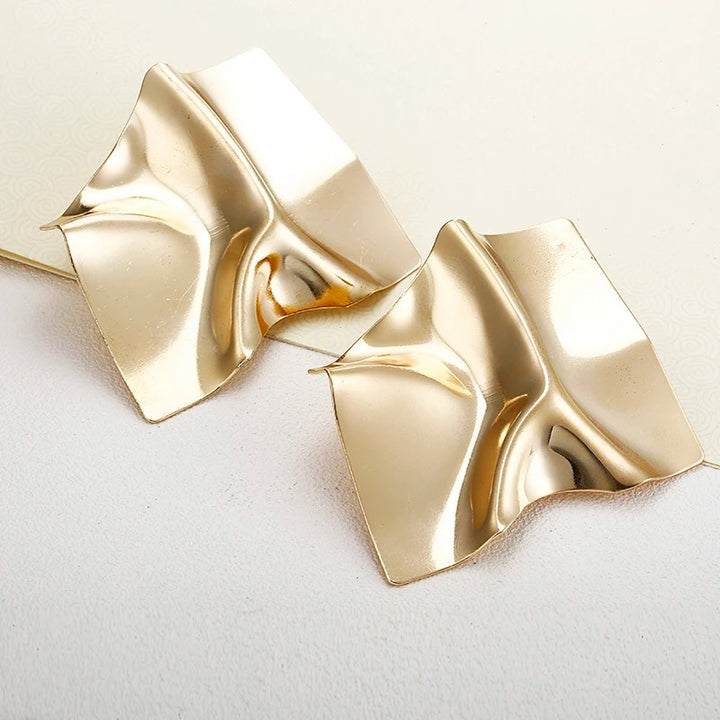 Vintage Square Statement Earrings