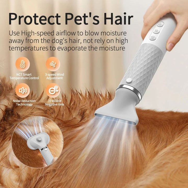 2 in 1 Pet Hair Dryer and Comb