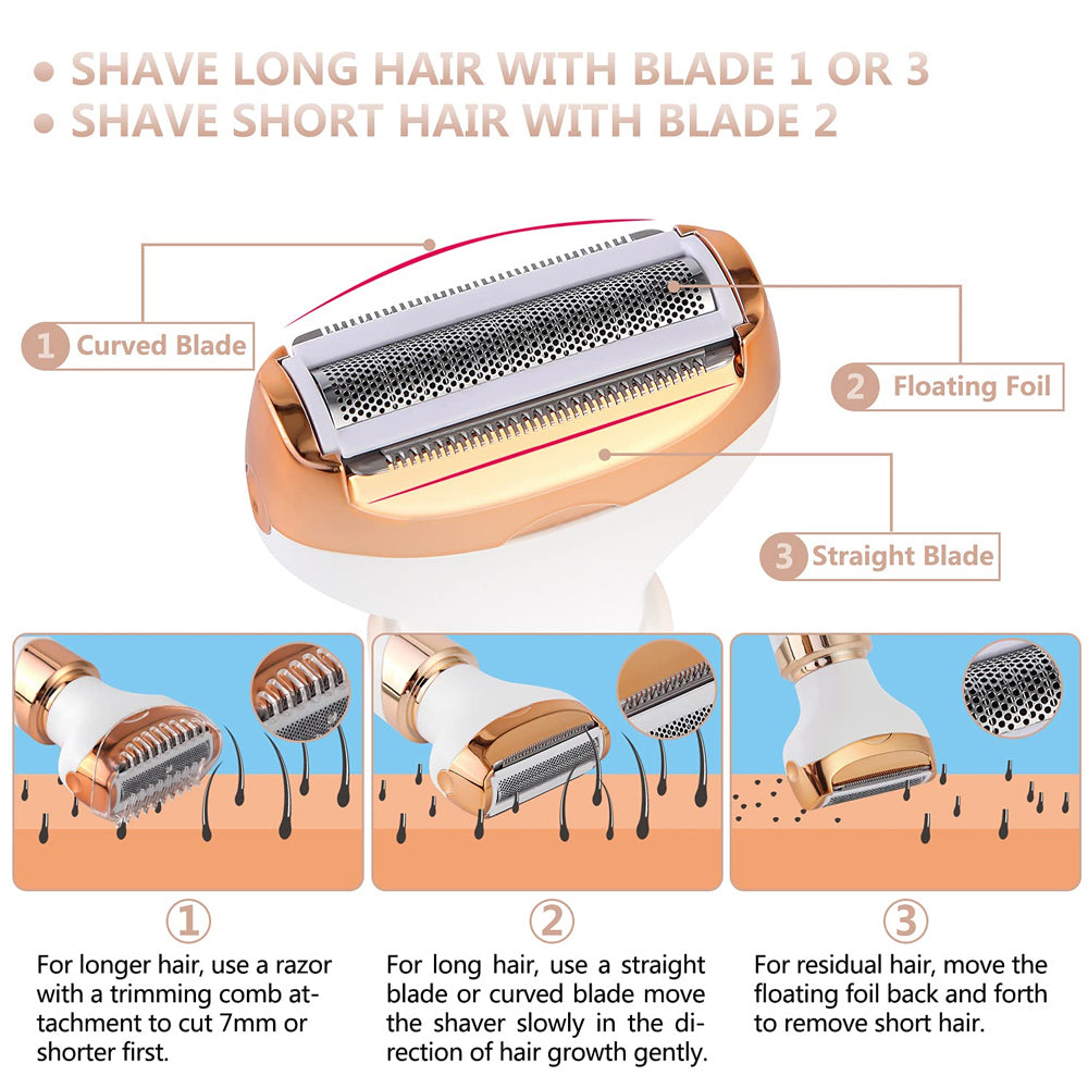 Electric Shaver & Epilator for Women