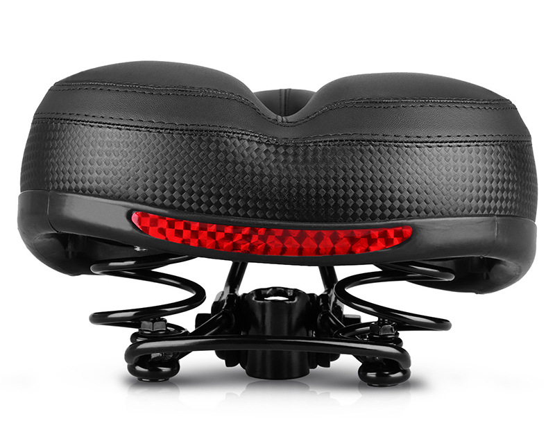 30X28X12Cm Extra Wide Bike Saddle Soft Comfort Bicycle Cushion with LED Light