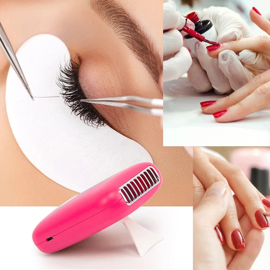 Portable Mini Eyelash Fan Dryer