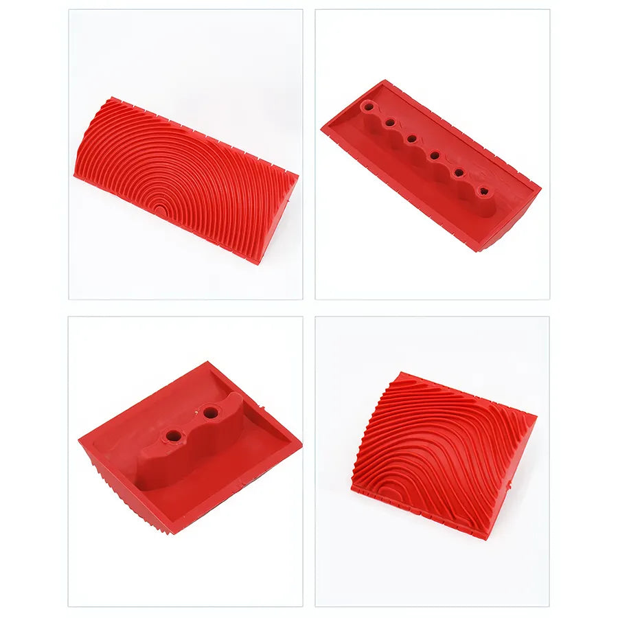 DIY Wood Graining Rubber Roller Set for Wall Painting and Home Decoration