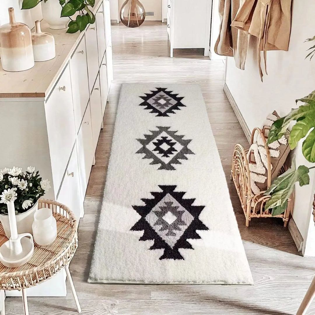 Plush Geometric Area Rug