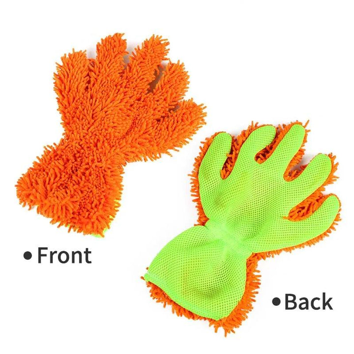 Double-Sided Microfiber Car Wash Gloves – Multi-Purpose Cleaning Tool for Cars and Home