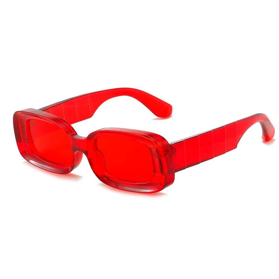 Stylish Plastic Clear Retro Sunglasses