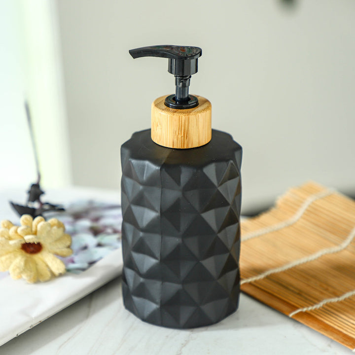 Elegant Glass Lotion and Soap Dispenser – Bathroom Essentials