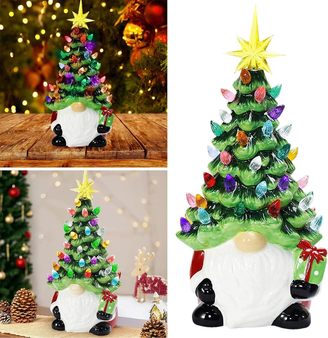 Battery Light-emitting Resin Dwarf Lantern Ceramic Table Decorations