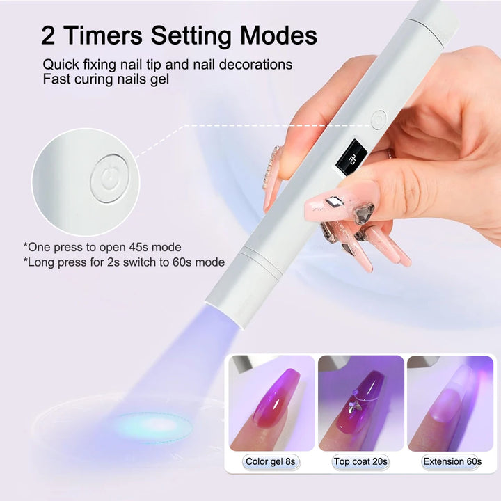 Portable UV LED Nail Lamp