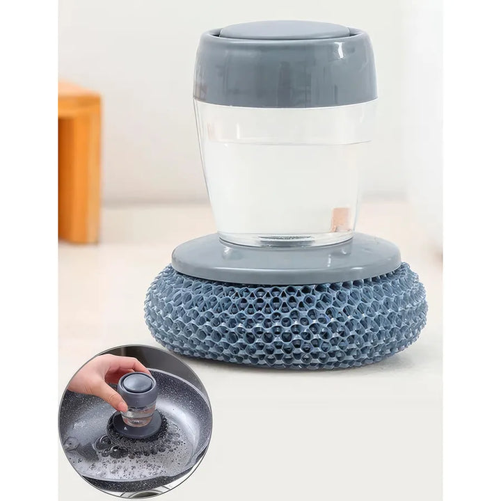 Automatic Soap Dispensing Kitchen Brush for Pans | Eco-Friendly & Powerful Cleaning Tool